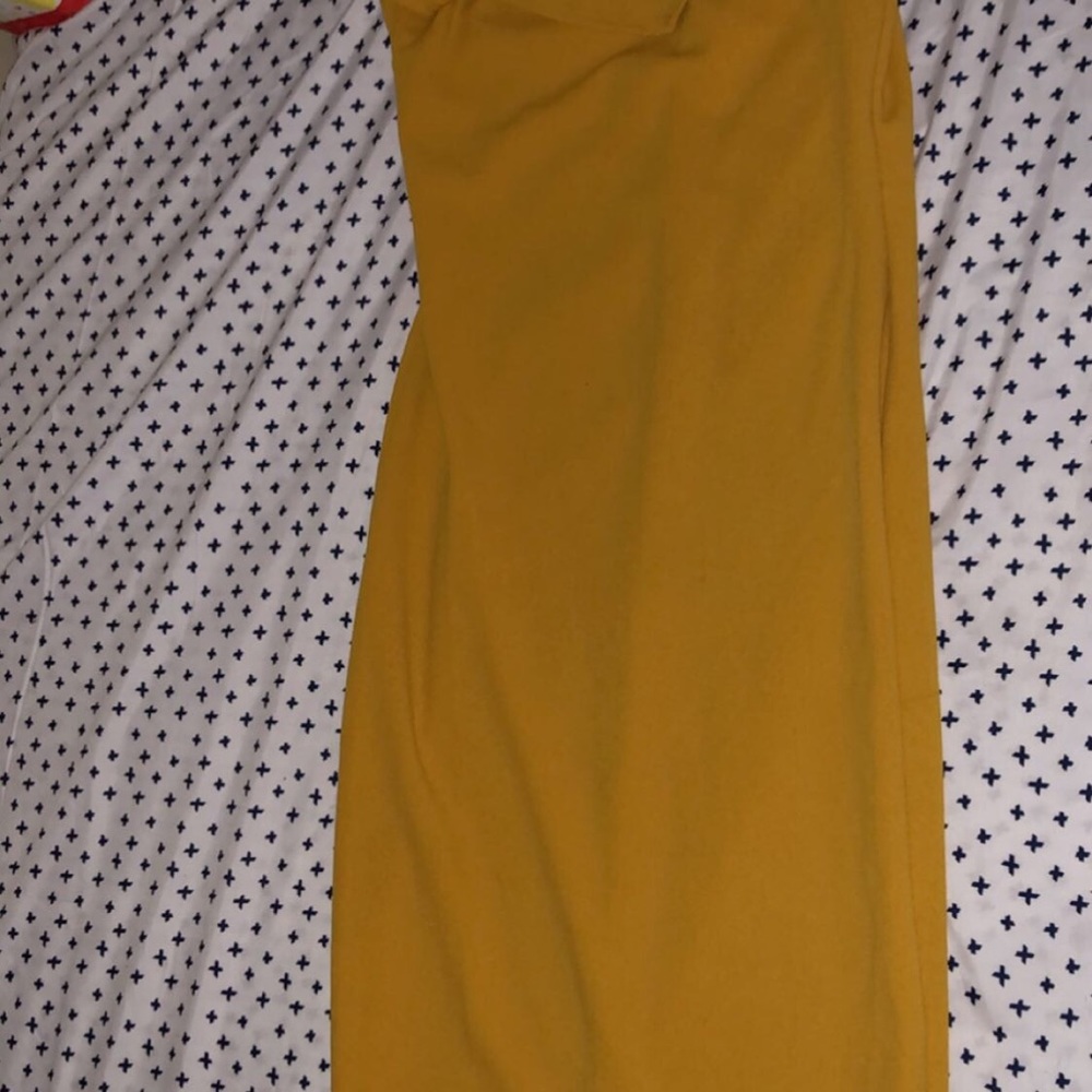 Yellow  Mustard Dress - Picture 2 of 2